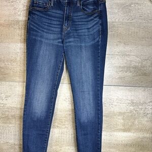 Aeropostale High-Rise Curvy Jeggings - Dark Wash - Size 8 Preowned